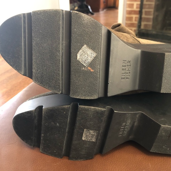 Eileen Fisher Suede Pull On Ankle Booties 9.5 - Picture 8 of 9